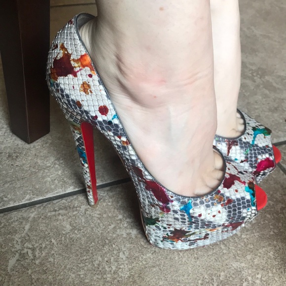 Christian Louboutin Highness 160 Python Carnaval - Picture 7 of 9